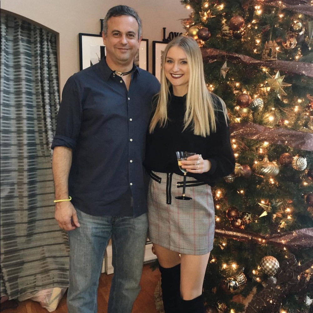 Plaid mini skirt